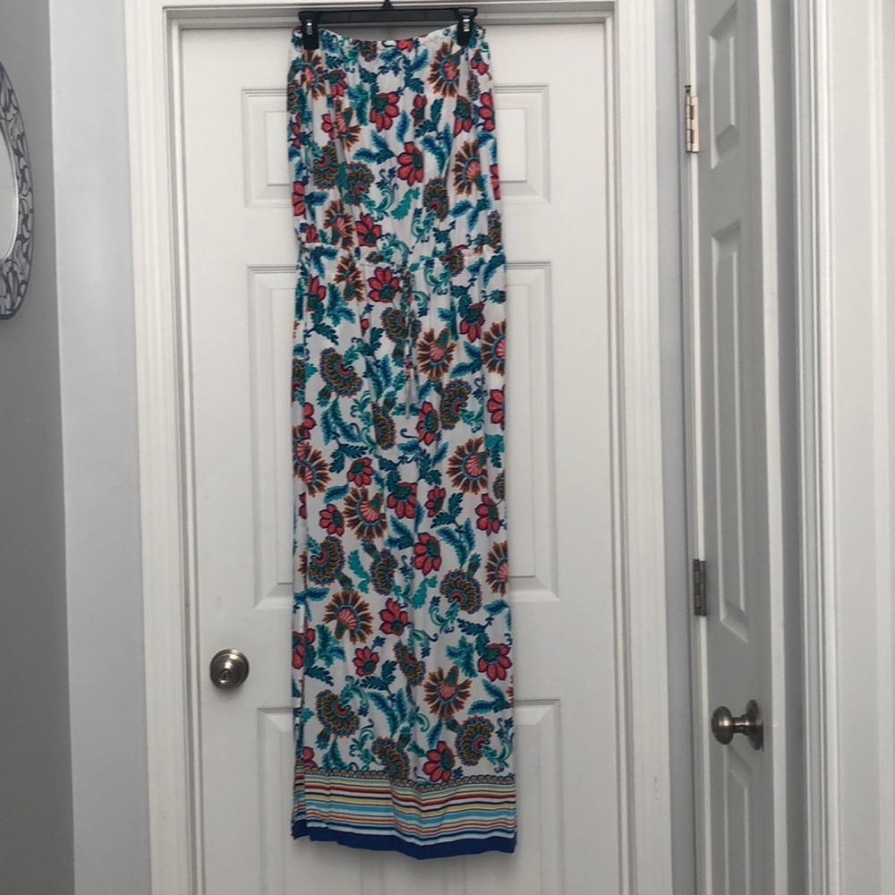 Strapless Tommy Bahama maxi dress